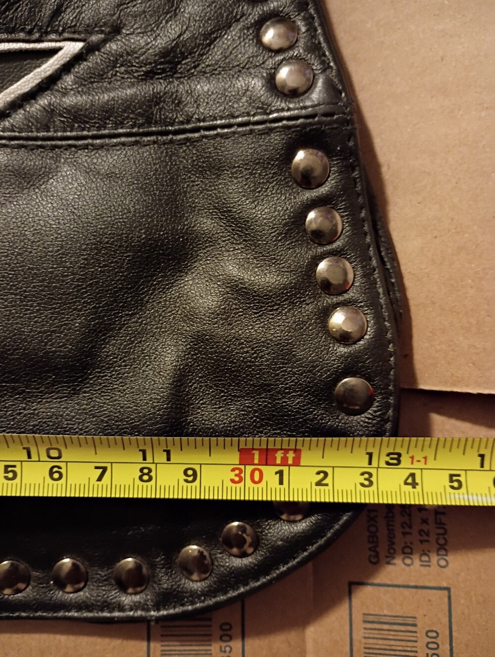 New Michael Michelle Genuine Leather Star Shoulder Bag Purse - Picture 9 of 15